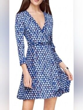 BCBG Max Azria Adele Jersey Wrap Dress Size M